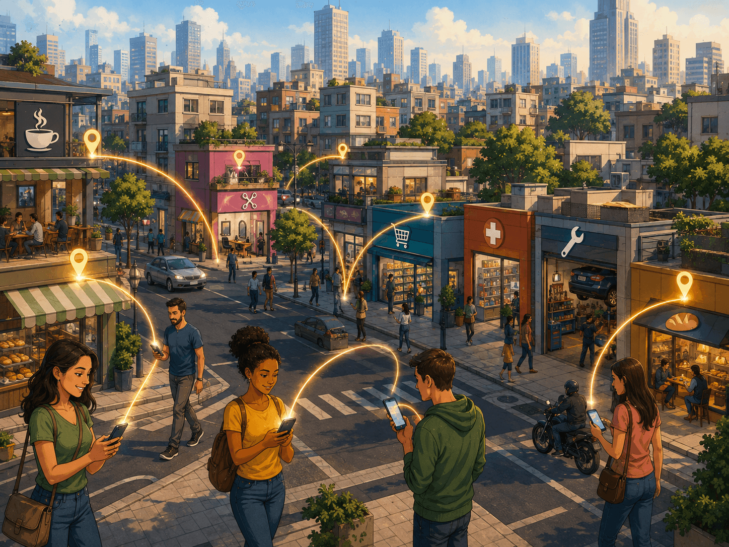 A internet funciona como uma cidade enorme