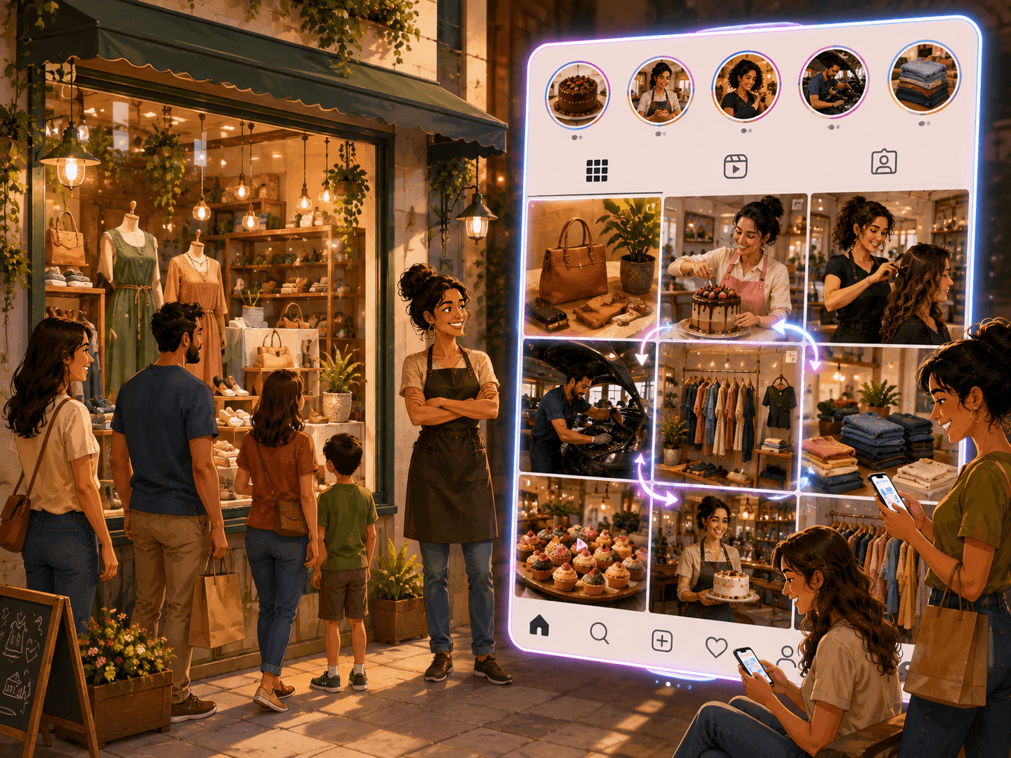 É como uma vitrine que muda o tempo todo
